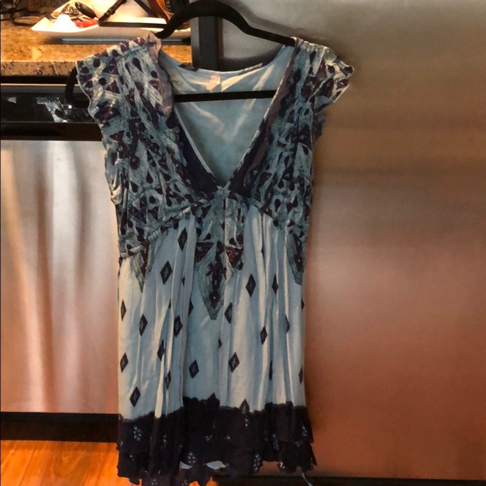 Free People Blue Sundress